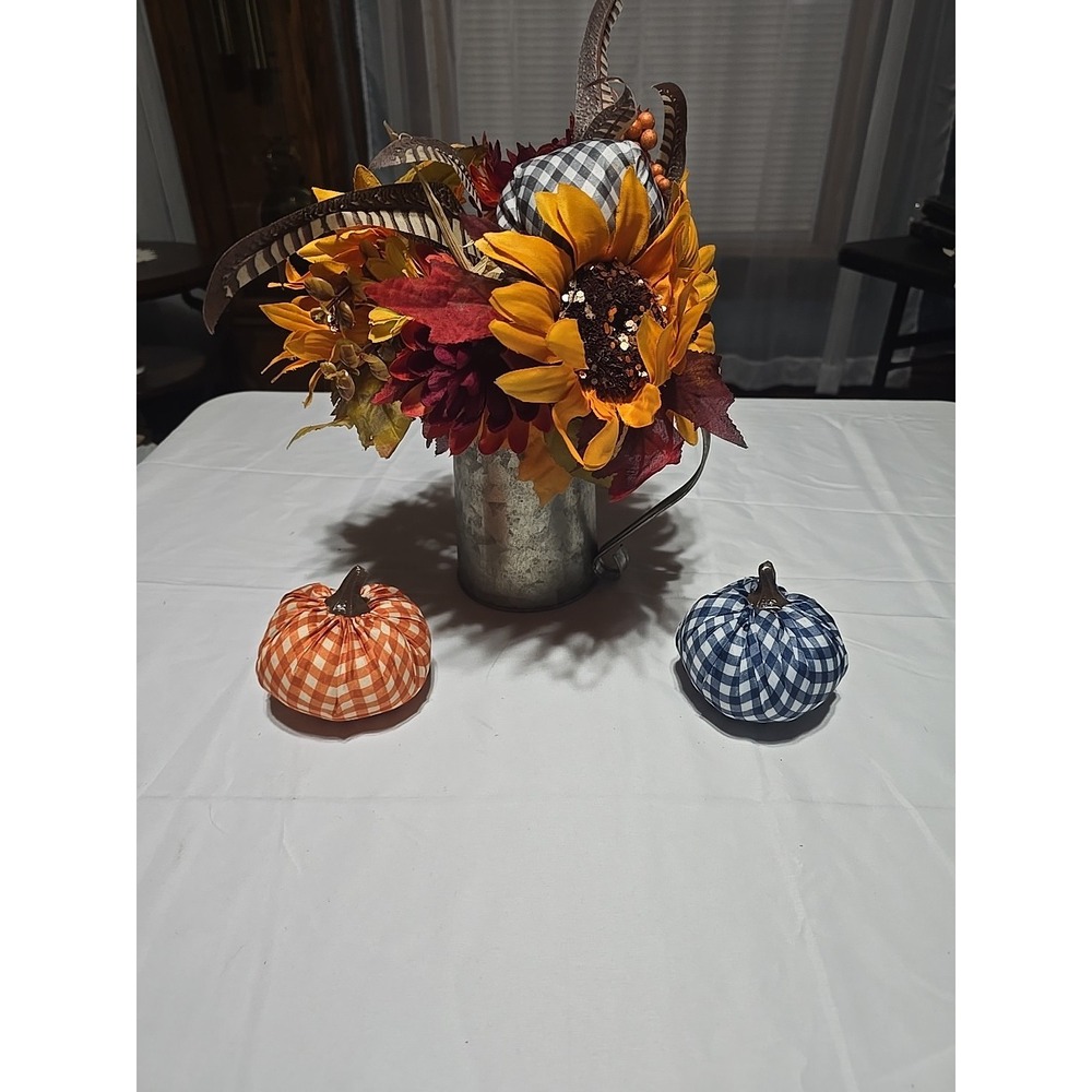Thanksgiving FALL Decor Watering Can Farmer's Market Harvest‎ Centerpiece
